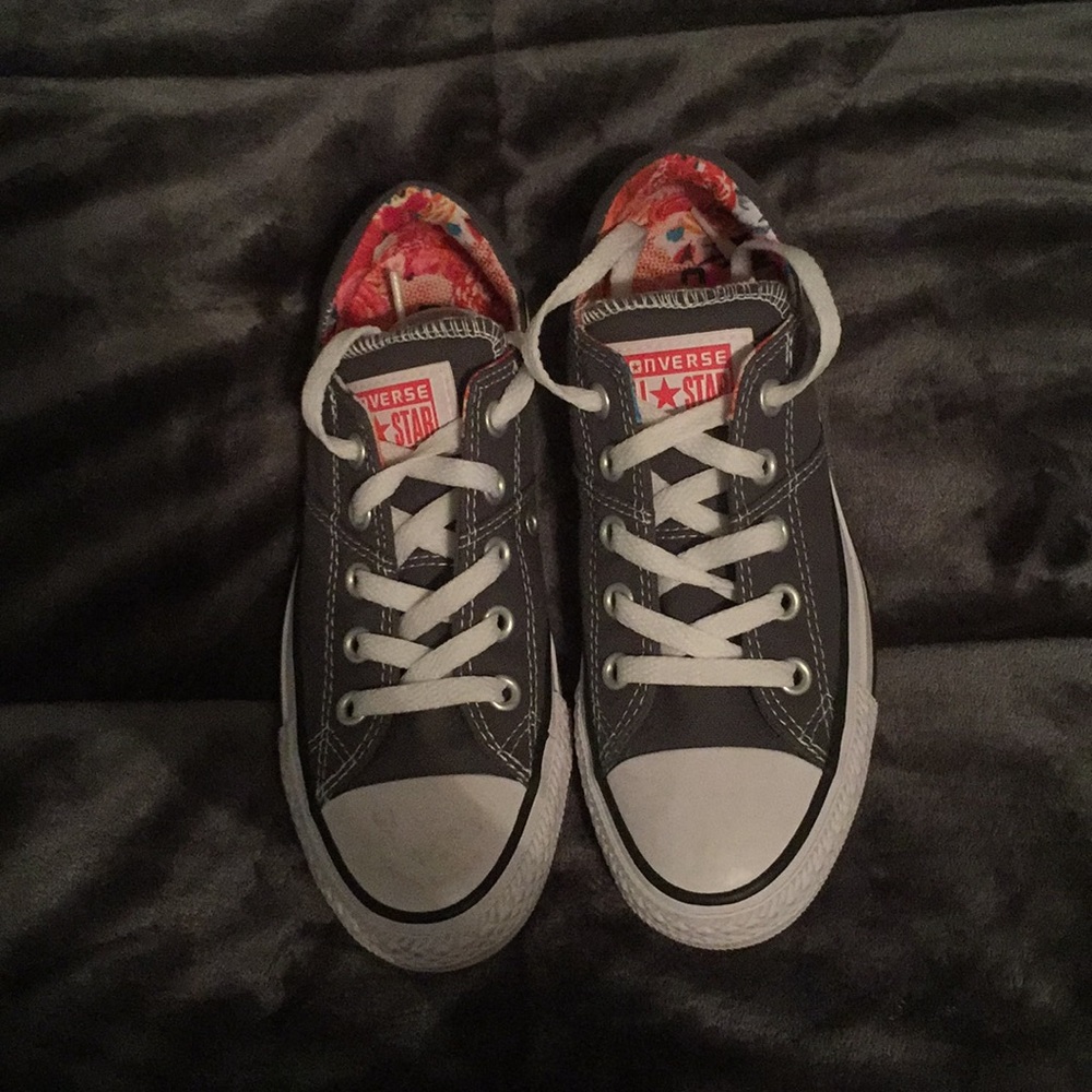 Grey Low-Top Converse